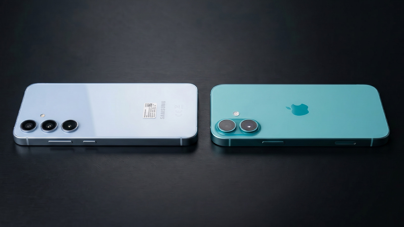 Galaxy S25 vs iPhone 16 compact flagship comparison gaming camera battery guide